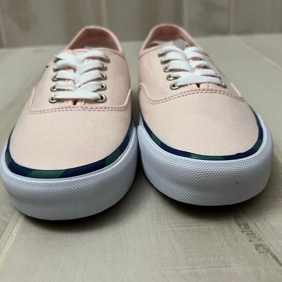 POLO RALPH LAUREN KEATON PONY SK-LTL MEN'S SIZE 7D SNEAKERS PINK COLOR NAVY PONY - Picture 6 of 9